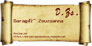 Daragó Zsuzsanna névjegykártya